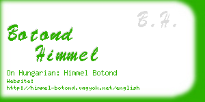 botond himmel business card